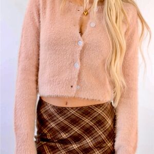 Pink Sweater Cardigan